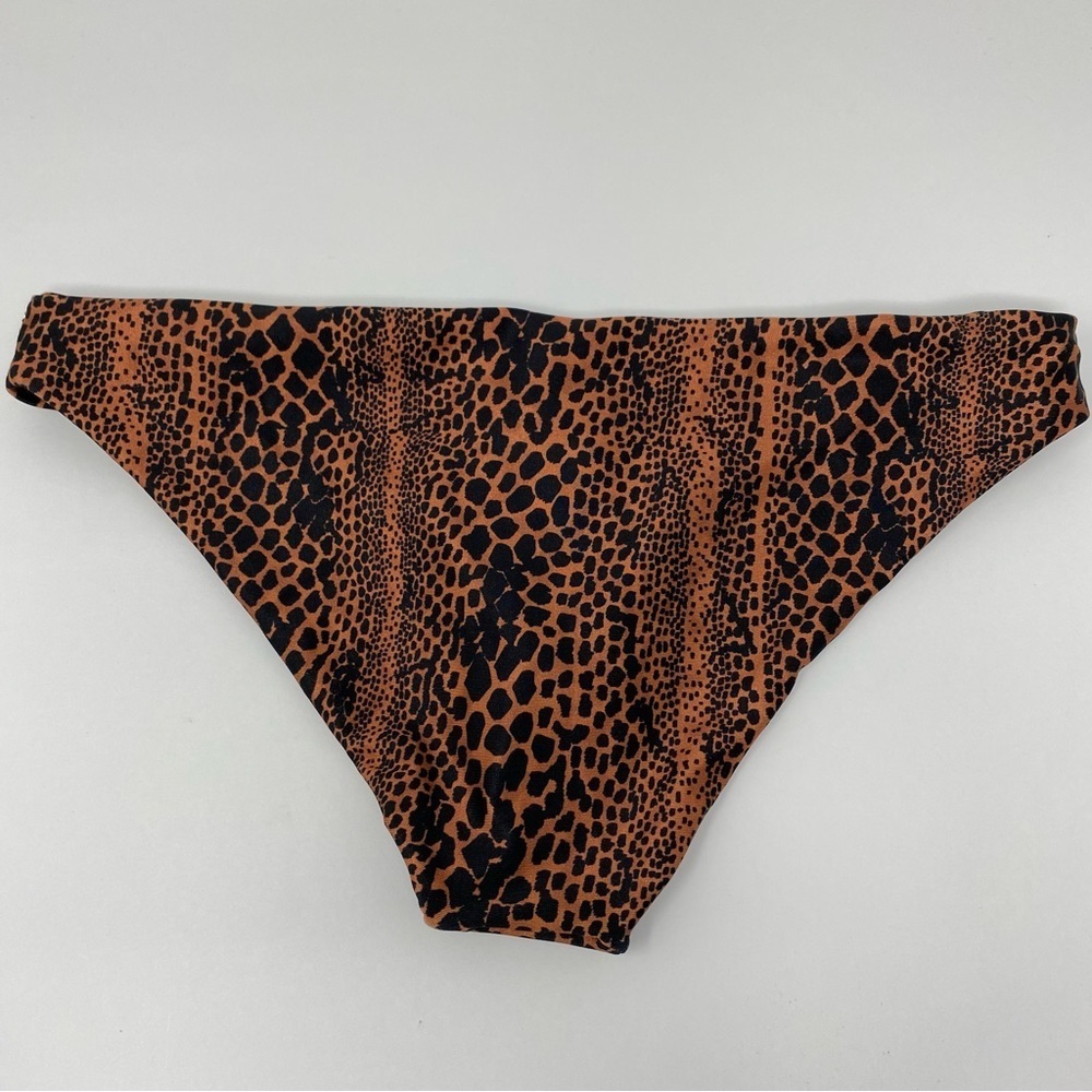 Baobab Collection Leopard Low Rise Bikini Bottom - Picture 3 of 6
